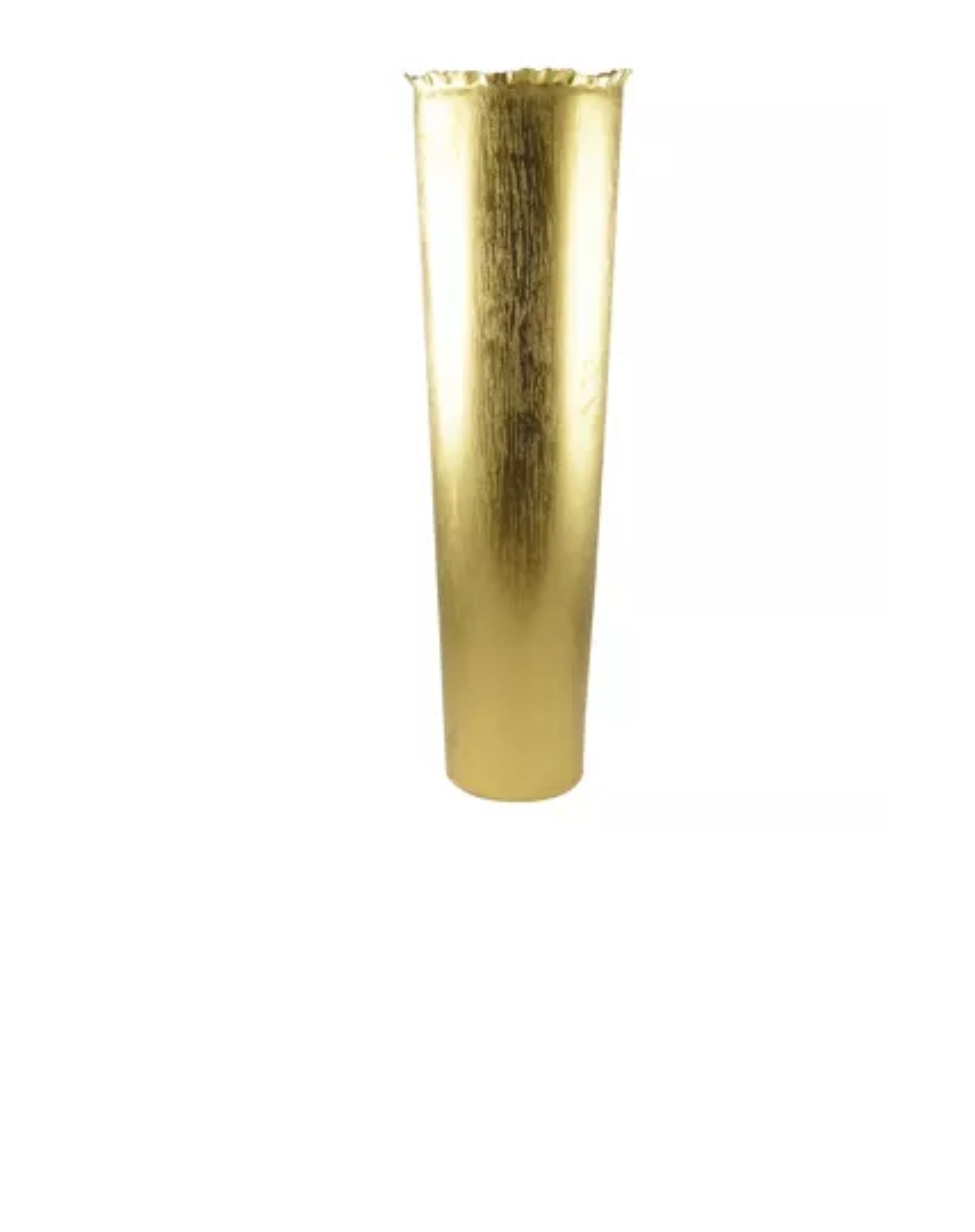 VASE HAUTEUR 1M DORE MAT