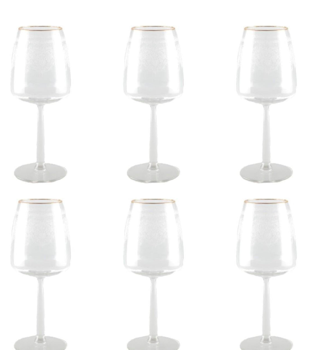 Lot de 6 verre à pied