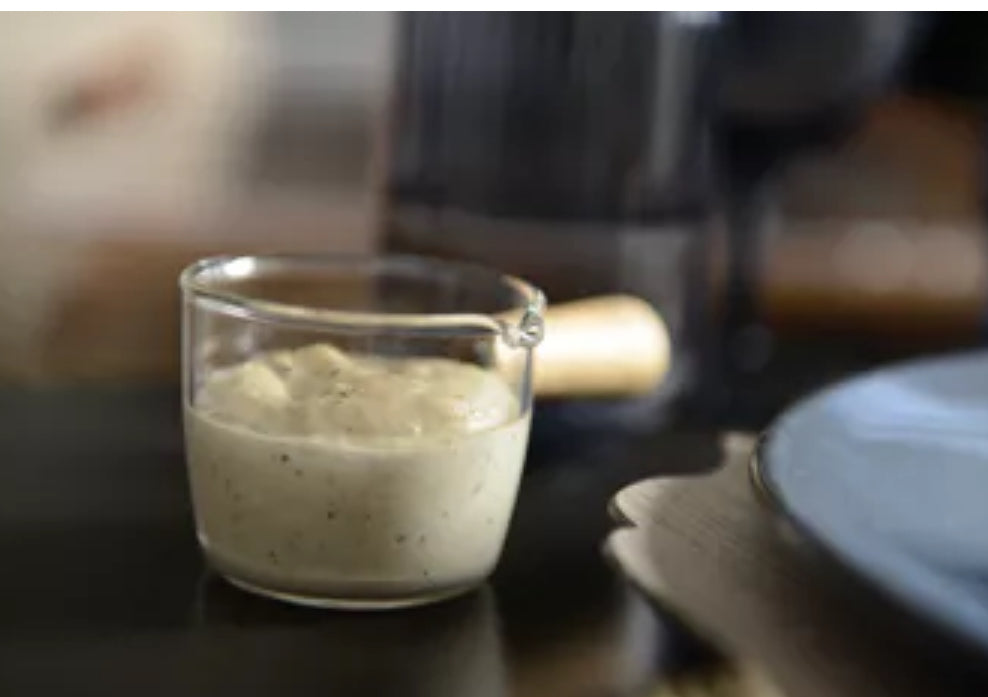 Mini Casserole en verre avec manche en bois