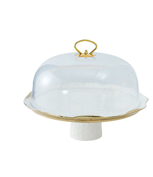 CLOCHE A GATEAU EN PORCELAINE