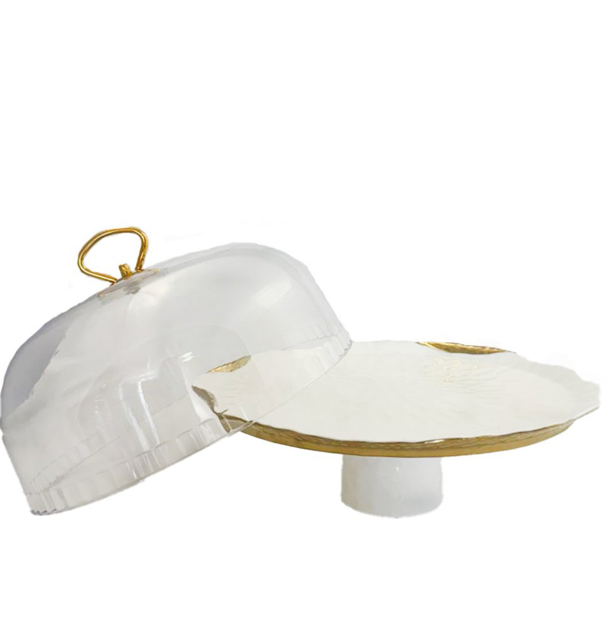 CLOCHE A GATEAU EN PORCELAINE